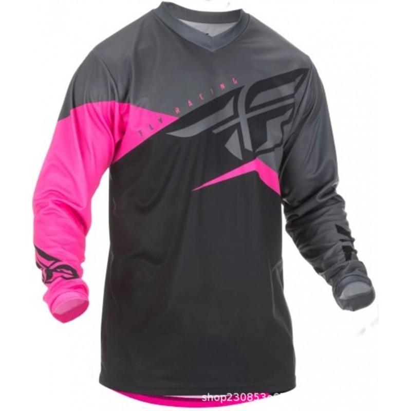 Mens Quick-Dry Cycling Jersey Long Sleeve MTB Bike Shirt Mountain Trail Riding Outdoor Sports