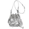 2024 Women's Summer Bucket Bag Set: Fashion Drawstring, Rivet Design, with Wide Shoulder Strap and Messenger Bag.