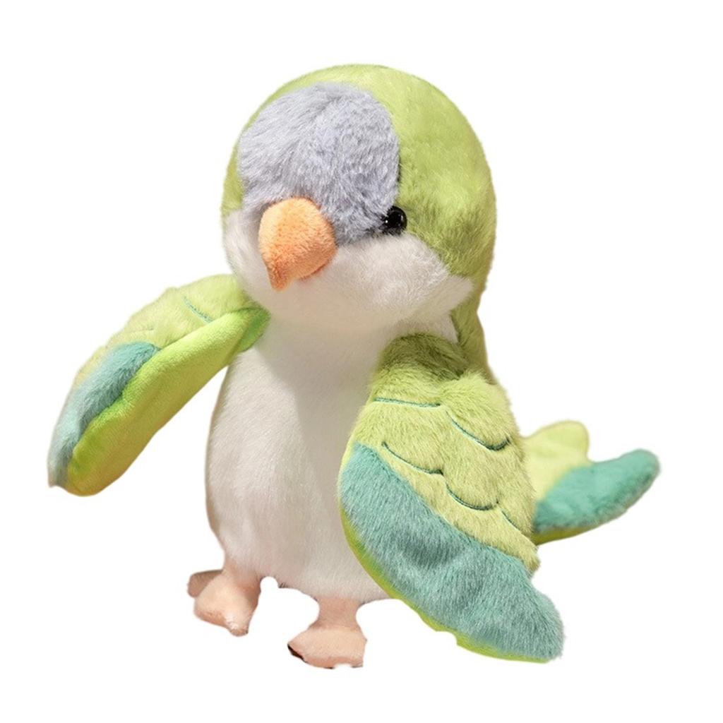 Cute Parrot Hand Puppet Plush Toy Suitable For Children As A Gift