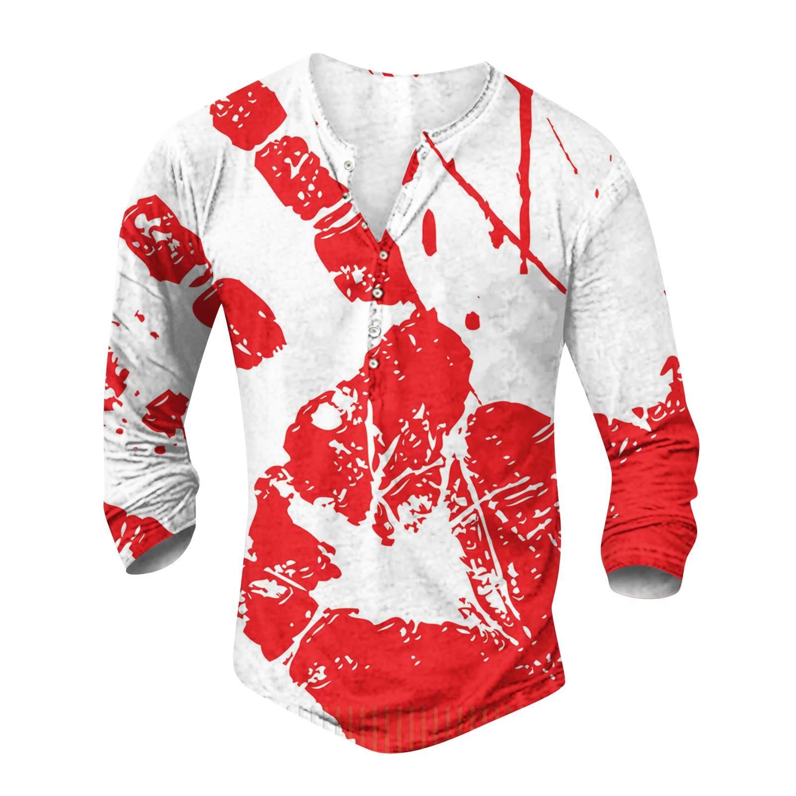 Мужская футболка с принтом на открытом воздухе — фото 5