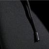 Men Hoodie Coat Solid Color Hooded Thicken Plush Winter Jacket for Daily Wear