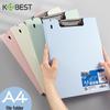 A4 Portable Plastic Clip Folder for Students & Office Use