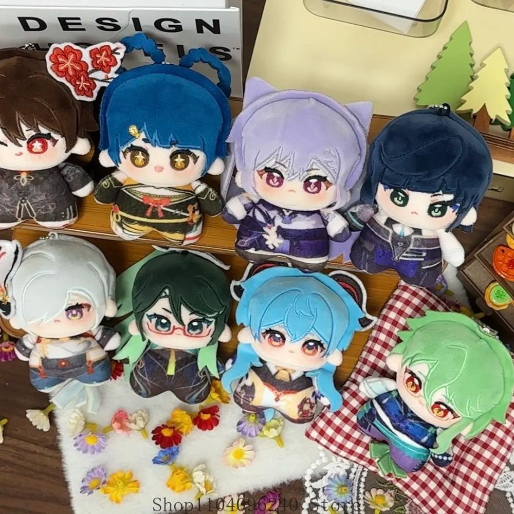 Genshin Impact Xiangling Shenhe Xianyun Keqing Hu Tao Ganyu Yelan Baizhu Anime Idol Plushies Pillows Starfish Body Pendant 10cm