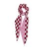Kamado Nezuko Cosplay Large Intestine Hair Silk Scarf Ring New Head Rope French Style Girls Hair Band Gifts For Girls