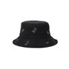 Embroidered Bucket Hat Women's Spring and Summer Casual Versatile Sunshade Basin Hat Showing Small Face Fashion Women's Sunscreen Hat