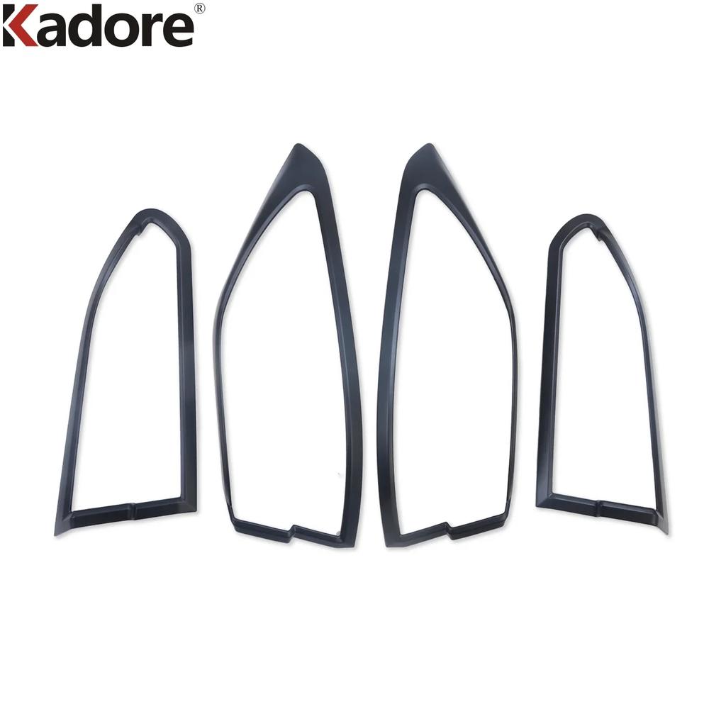 For Toyota Corolla Cross GR 2018-   2024 2025 Black Car Rear Tail Light Lamp Cover Trim Taillight Trims Accessories