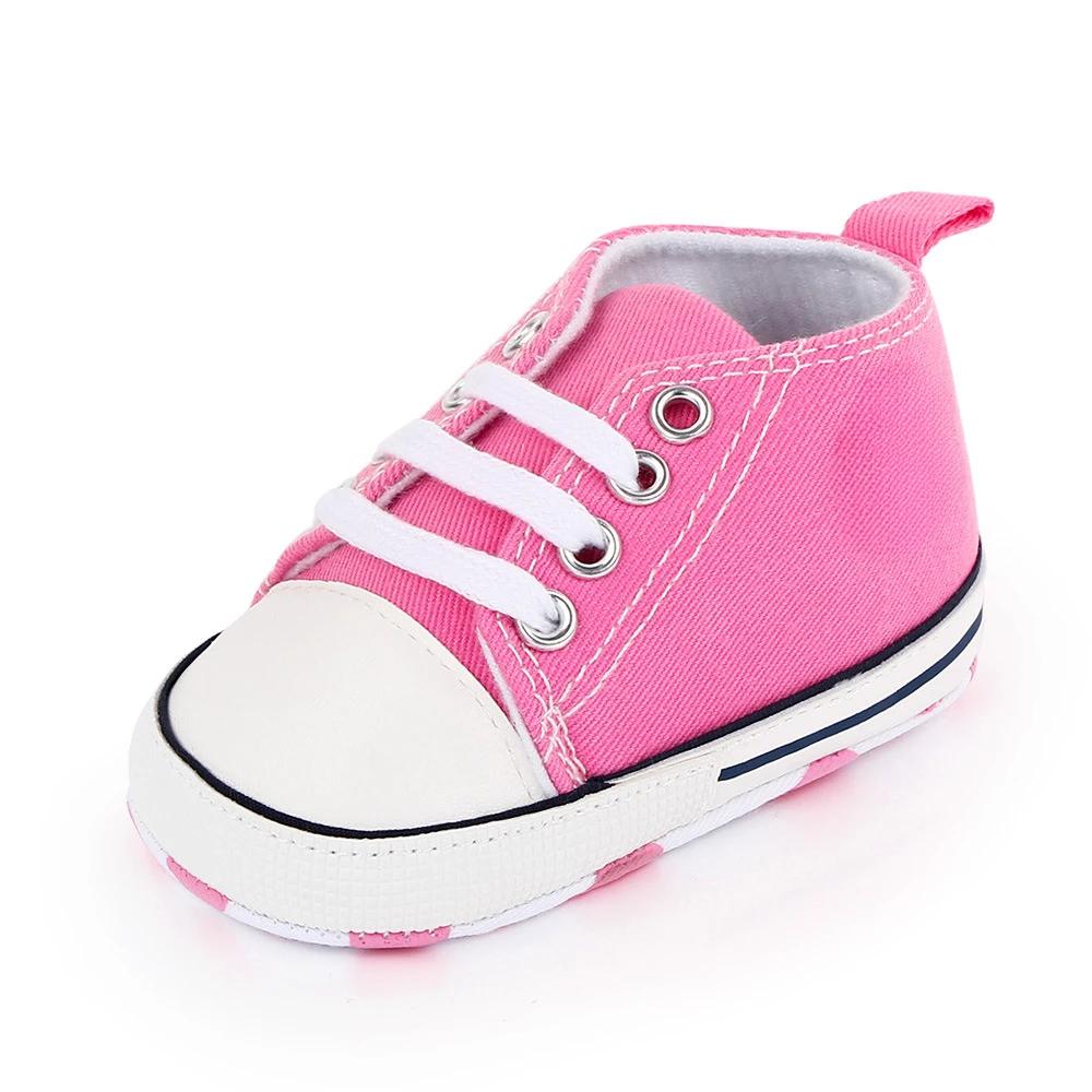 Sneakers classiche in tela per bambini Stampa per neonati Star Sports Neonati maschi Scarpe per primi camminatori Scarpe da bambino antiscivolo per neonati