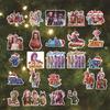 Kpop Demon Hunters Advent Calendar Blind Box With 24Pc 2D Acrylic Pendant Christmas Tree Decor Christmas Countdown Calendar Gift