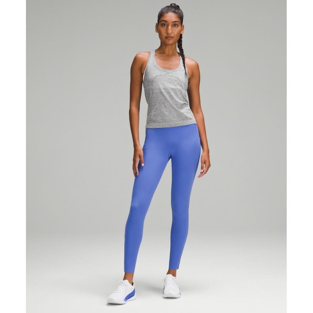 Lululemon Swiftly Tech Racerback Tank Top 2.0  Waist Length Slate White