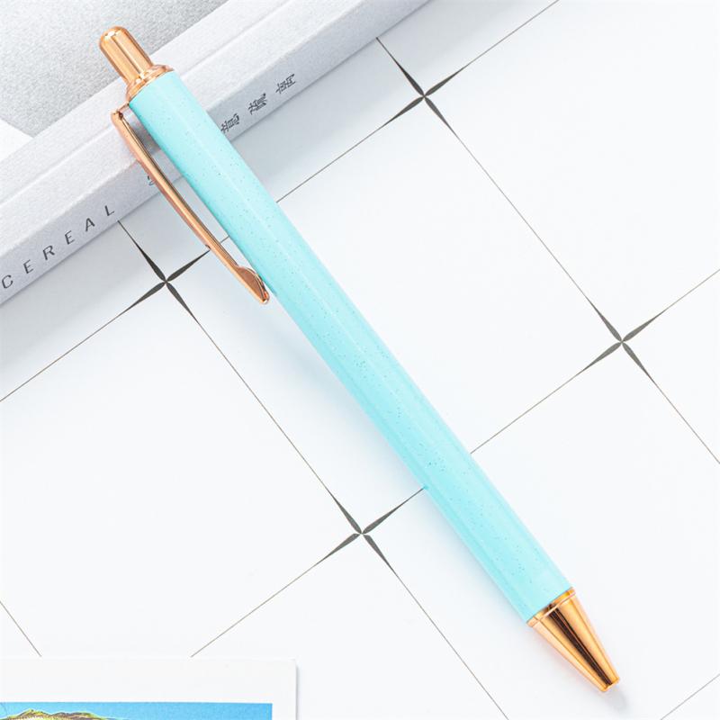 Glitter Ballpoint Pens Creative Metal Multi-color Ballpoint Pen For School Student Stationery Office