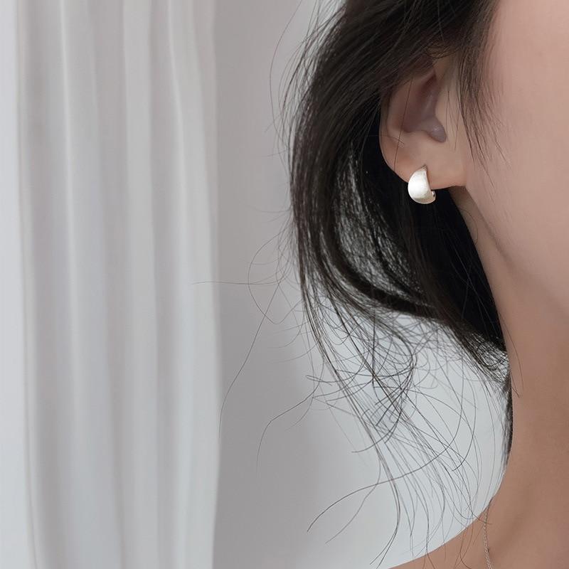 925 Sterling Silver Piercing Stud Earrings For Women Romantic Party Jewelry Brincos Pendientes Oorbellen Eh288