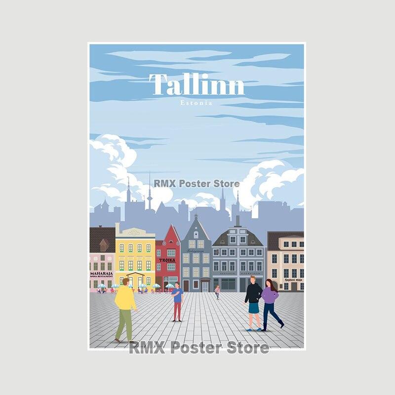 World Travel Minimalist  Posters New York London Paris City Poster White Paper Print Wall Art Decoration Picture Home Cafe Decor