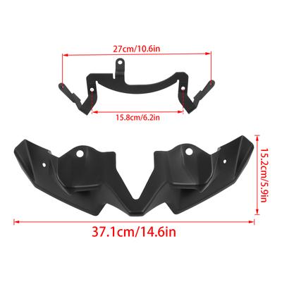 Beak Nose Cone Front Spoiler Kit For Kawasaki Z900 Z 900 20-UP Sport Downforce Naked Forntal Spoilers Aerodynamic Wing Deflector