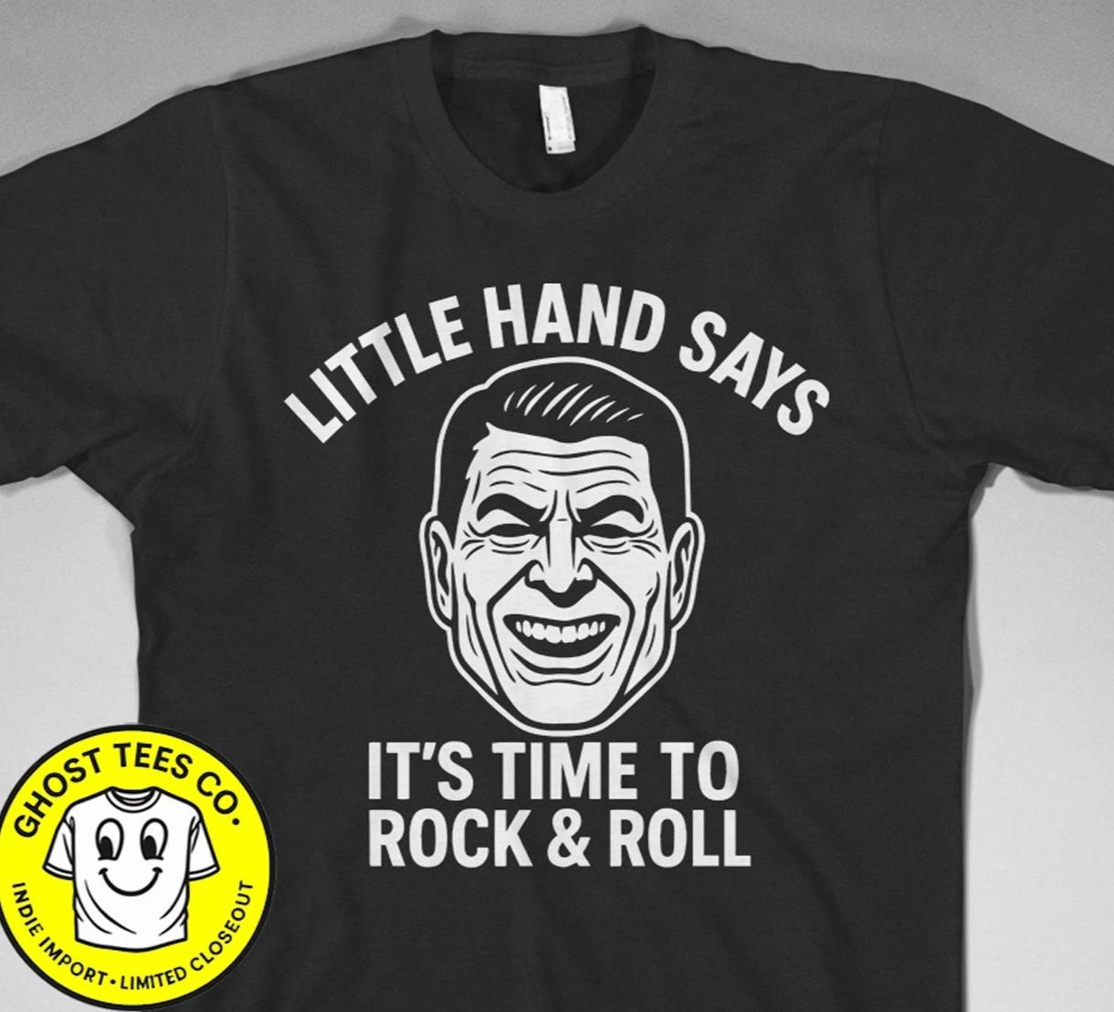 Point Break T-Shirt little hand time rock roll reagan mask reeves Bodhi swayze L
