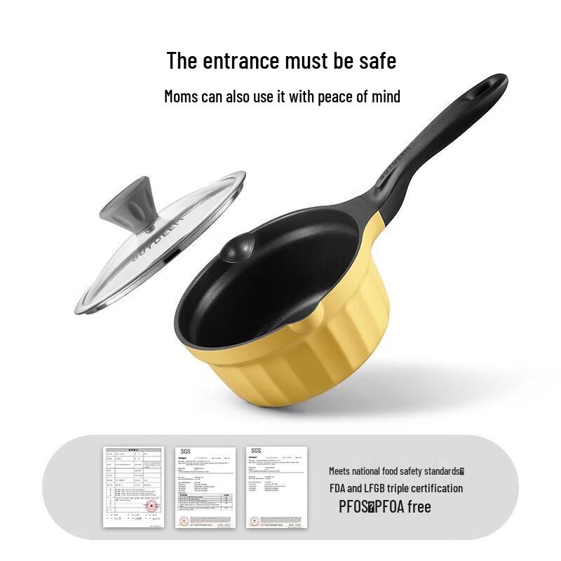 Buydeem 18cm Non-stick Enamel Pot