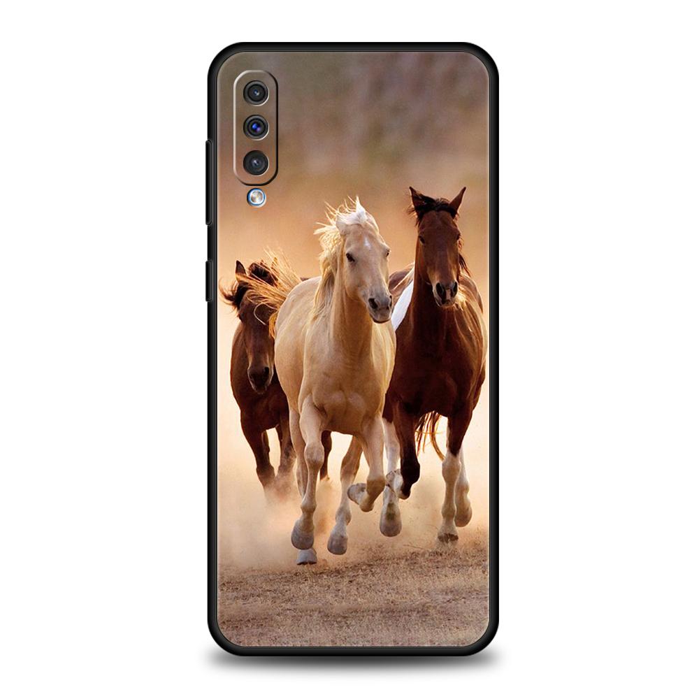 

Horse Great Beauty Galloping Phone Case for Samsung Galaxy A12 A22 A10 A20 A30 A40 A50 A52 M12 M22 M31 M32 Shockproof Soft Shell Samsung A40