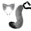 1 Set Cat Tail Halloween Animal Cosplay Props Cat Ear Animal Cosplay Props  Kid‘s Gift