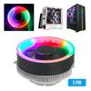 4W RGB LED CPU Cooling Cooler Fan 12V Heatpipes Heat Sink For Intel 775/1366/1156 AMD AM2 +/AM3 /AM3 +