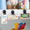 Refrigerator Magnet Clip, 10 Pcs Strong Fridge Magnet Hook Clip, Magnetic Clips for Family, School, Freezer, Kitchen Refrigerator, 40mm/1.57inch Black