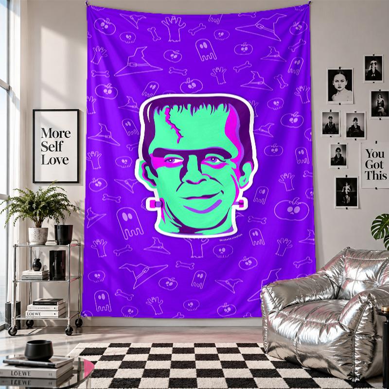 Wall TapestryThe Munsters Art Hanging Cloth Decorative Background Cover for Room Decoration