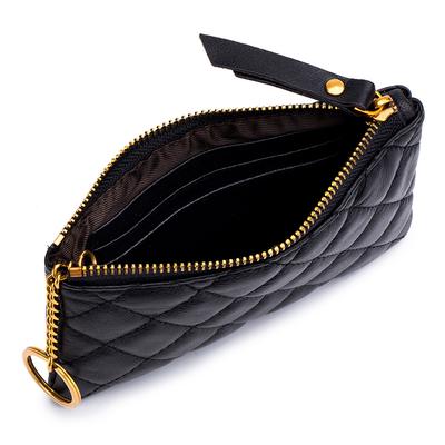New Sheepskin Change Bag Women's Korean Version, Mini Change Bag Diamond Zipper Hand Key Chain Women's Coin Bag