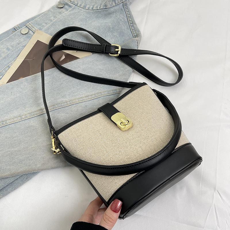 Fashionable Casual Women's Shoulder Bag, Retro Bucket Bag, Fashionable Crossbody Bag, Casual Handbag