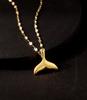 Mcel 18K Serendipia Whale Tail Pendant