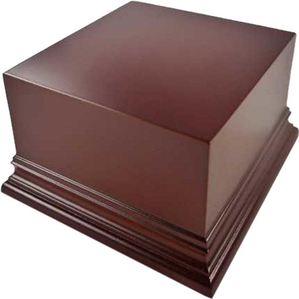 Green Stuff World Display Stand, Square Prism (80mm x 80mm), Hazelnut Brown, Hobby Accessory, GSWD-2704