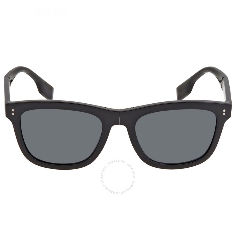 

Burberry Miller Polarized Dark Grey Square Men s Sunglasses BE4341 3001T8 55