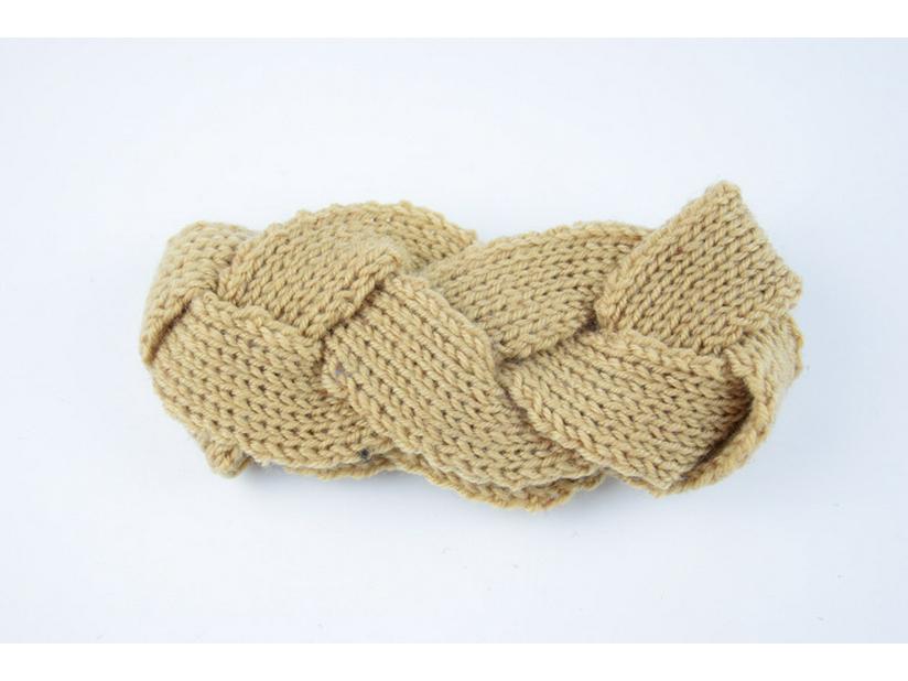 Handmade Woolen Cable Knit Headband Ear Warmer - European, American, Korean Style for Autumn/Winter