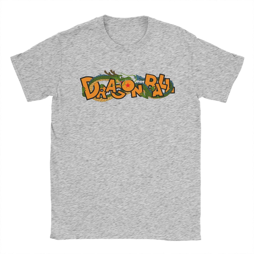Dragon Ball Shenron Logo T Shirts Unisex Women Cotton Unique TShirt Round Neck Tee Shirt Short Sleeve Clothing Birthday Present