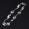 New Hip Hop Flame Shape Necklaces Punk Rock Cool Irregular Necklace Earings for Women Unisex Fashion 2026 Party Dancing Jewelry