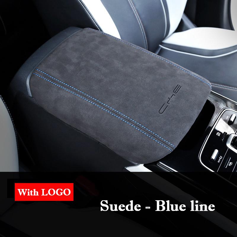 Central Control Armrest Pad Suede Leather Protector Mat Cushion Interior Armrest Cover for BYD KING Destroyer 05 -2024 2025