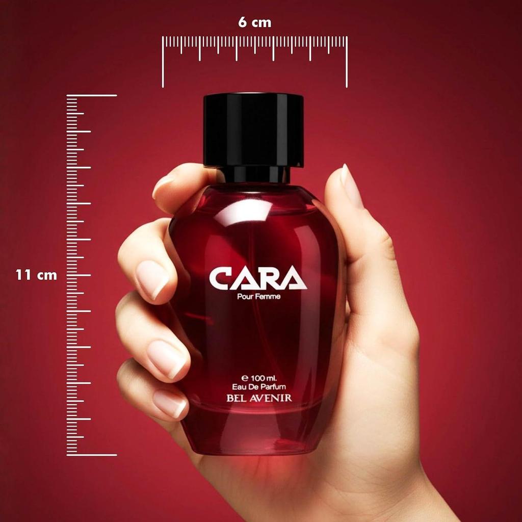 Bel Avenir CARA Long Lasting Perfume for Women | Office, Party and Date Night Fragrance | Gift for Wife, Girlfriend & Her | Sweet Floral Notes