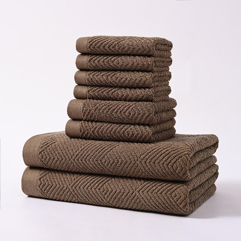 

Хлопковое полотенце, банное полотенце, квадратное полотенце, набор из восьми хлопковых простых полотенец для лица, мягкие и впитывающие, теплые и удобные, для дома, предметы первой необходимости, тканые полотенца 1 SET