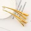 5/10Pcs Long Metal Hair Clips Horn Clip Hair Clamps Hair Accessories Duck Teeth Hairdressing Salon Tip Clip