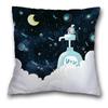 Creative Spaceman Astronaut Pillowcase Blue Green Cushion Cover Sofa Office Seat    Ornament Home Decoration