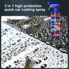 3 In 1 Ceramic Coating Spray 500ml Anti Scratch Ceramic Cleaning For Cars Motorcycles Polish High Protection Car Shield Coating