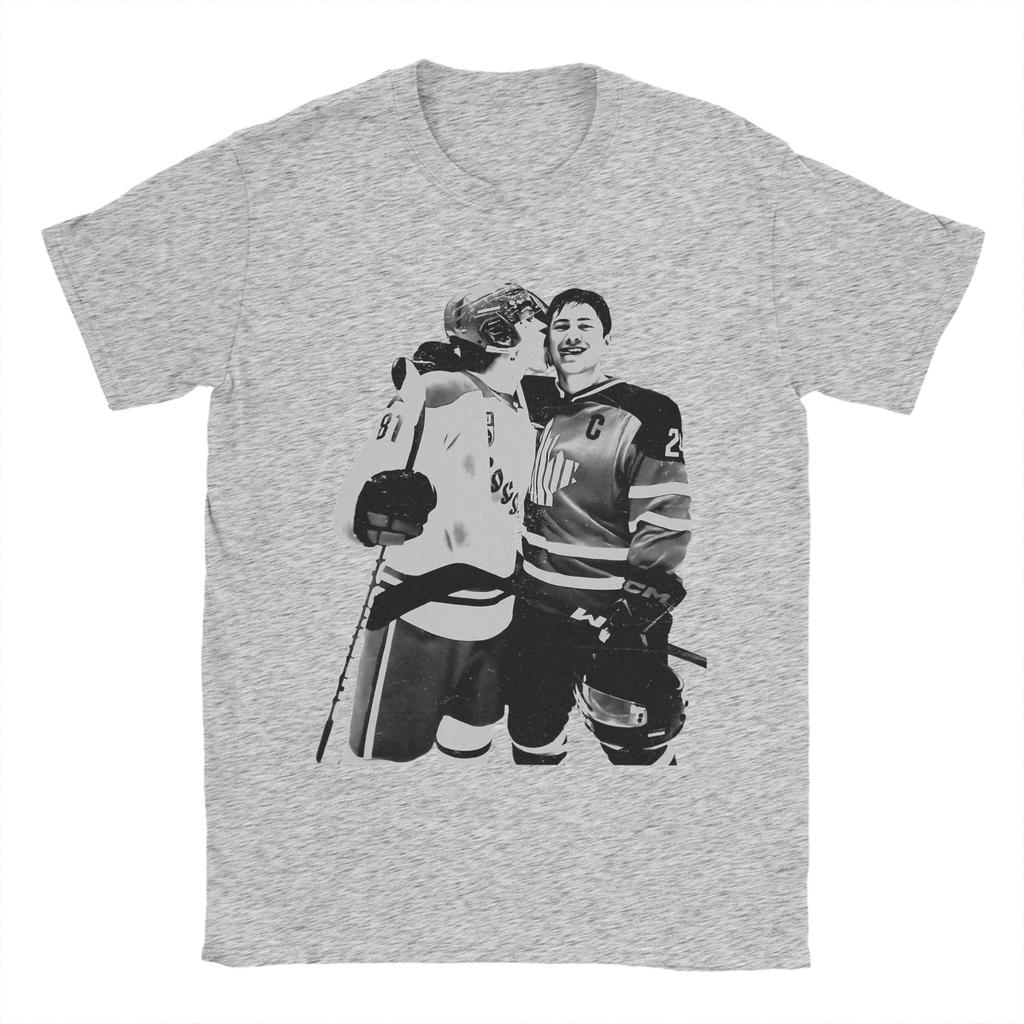 Heated Rivalry Shane Hollander Ilya Rozanov TShirt for Men Cotton Tee Shirt Crewneck Short Sleeve T Shirt 4XL 5XL Clothes