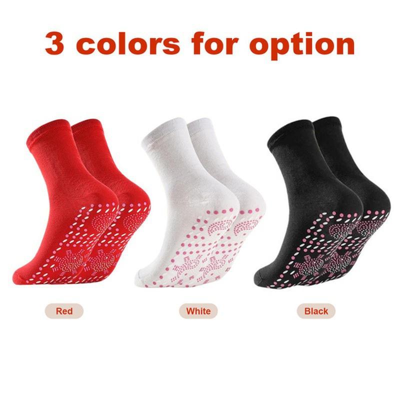 A Pair Of Washable Self-heating Socks For Men And Women Massage Socks