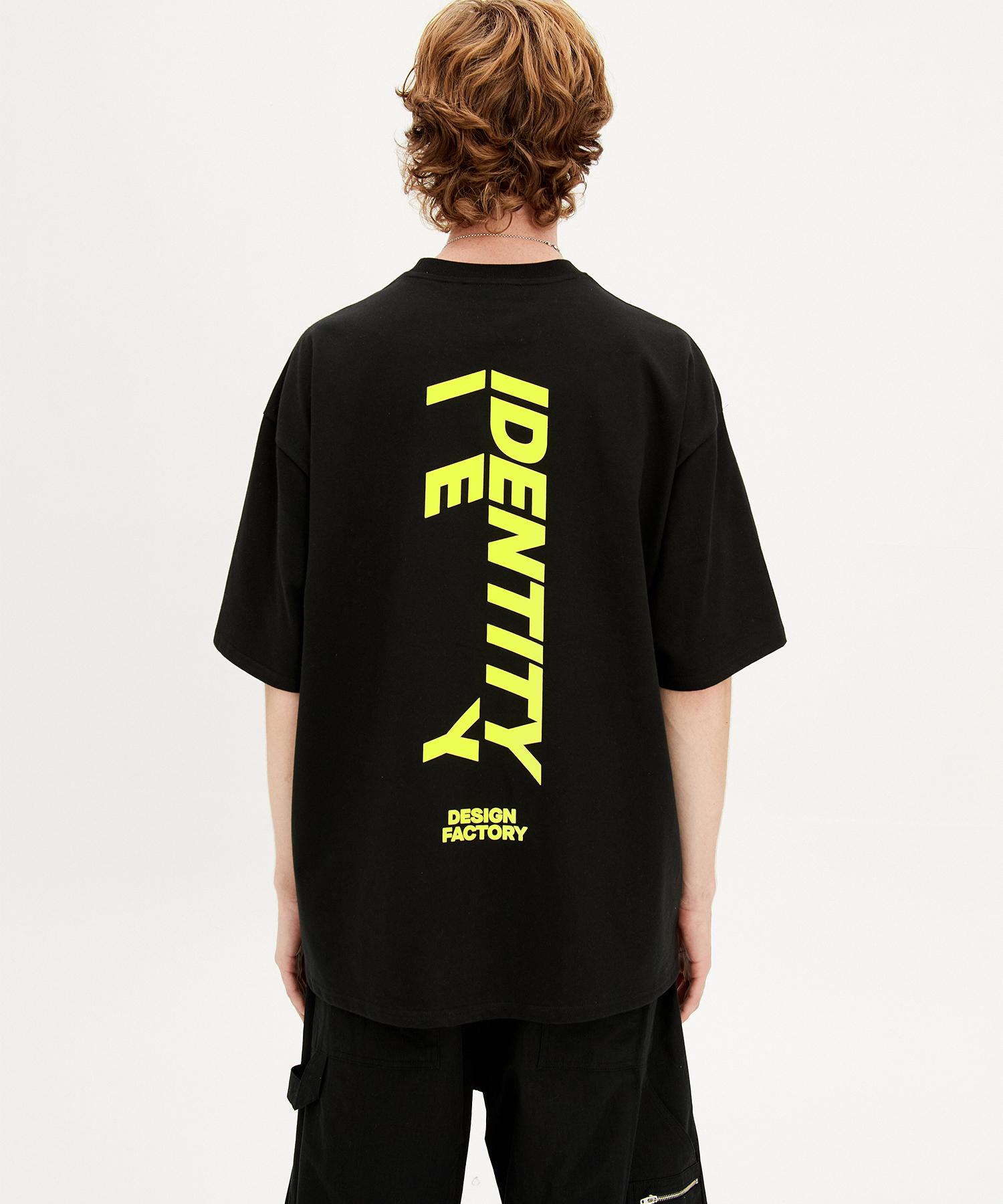 Iea 3D T-Shirt Black/Lime M/Free