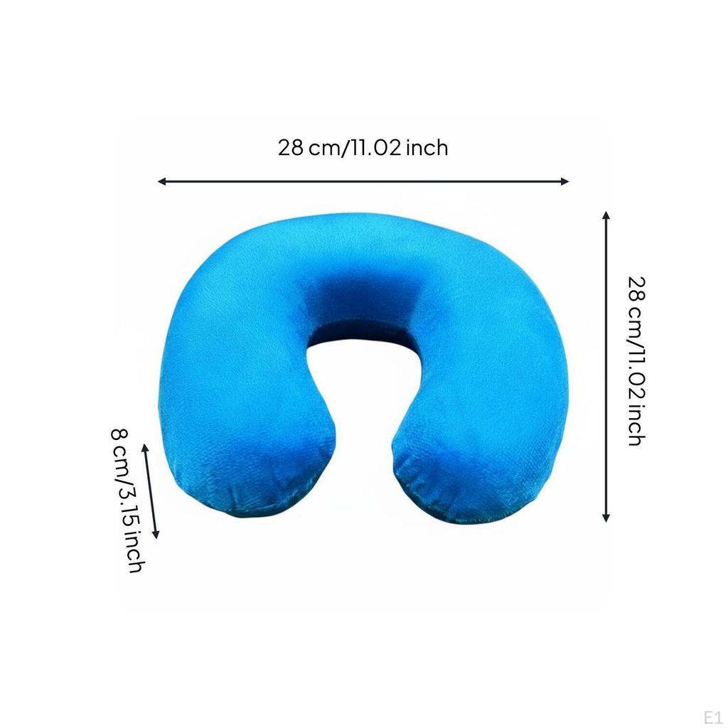 UShaped Face Pillow Pressure Relief Beauty Bed Cradle Memory Foam CShaped Headrest for