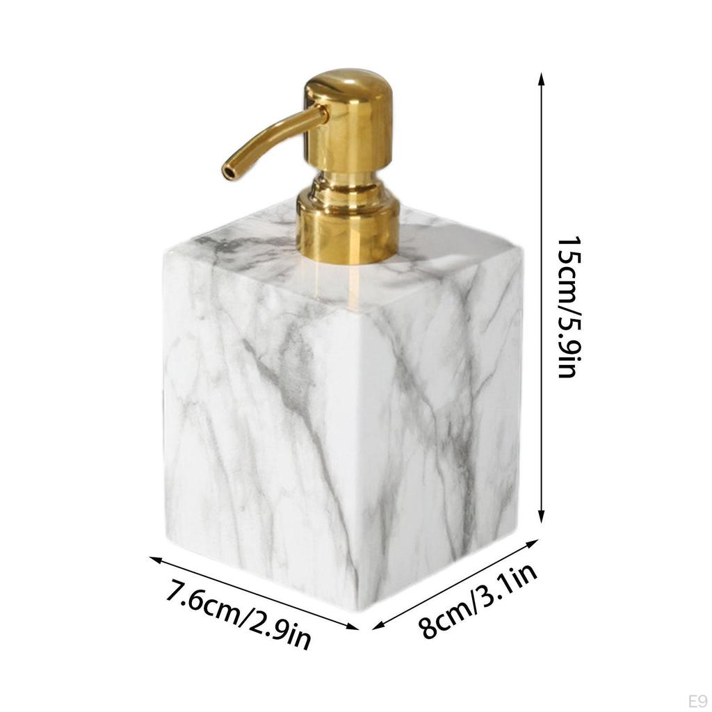 Elegant Marble Soap Dispenser Set for Home And Bathroom
