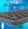 [Multi-Pairing, 4 Devices] Wireless BluetoothUSB Keyboard, Tenkeyless, Compact, Ultra-Slim, Rechargeable Type-C Keyboard with US Layout, Pantograph,