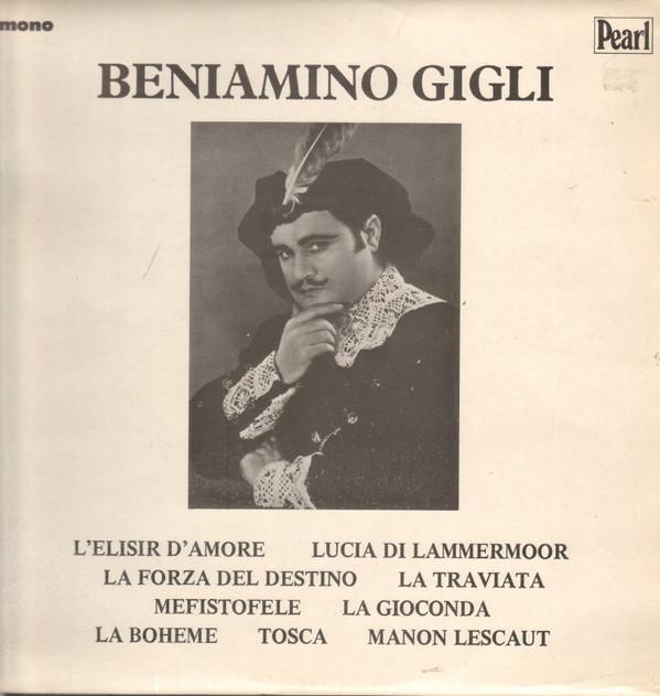 

LP Record BENIAMINO GIGLI Beniamino Gigli GEMM146 Pearl 1978 UK Classical Used