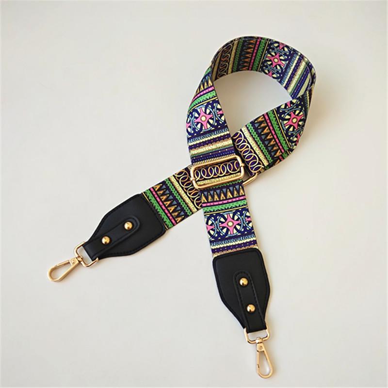 Women's Wide Canvas Crossbody Bag Strap - Replacement Shoulder Strap Accessory