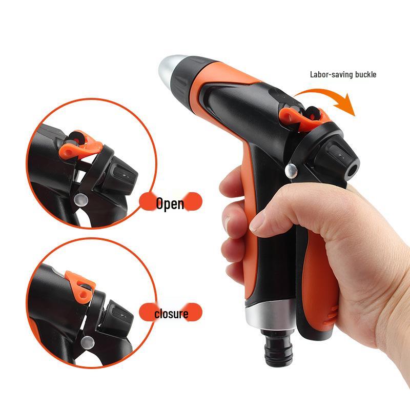 Portable High-Pressure Car Wash Spray Gun with Quick Connector