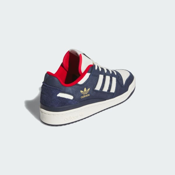 Adidas Forum Low CL Night Indigo Scarlet Unisex Tenisky Modrá Slonová kost Better-Scarlet IG8700