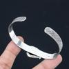 Daughters Day Deal Sterling Silver Trillion Atlantisite Gemstone Bangle Bracelet