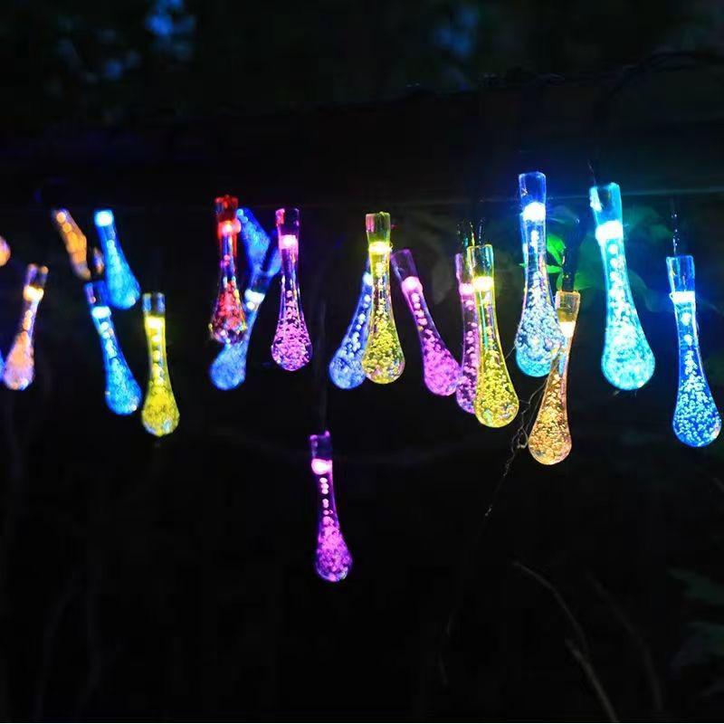 LED Solar Bubble Ball String Lights for Outdoor Ambiance